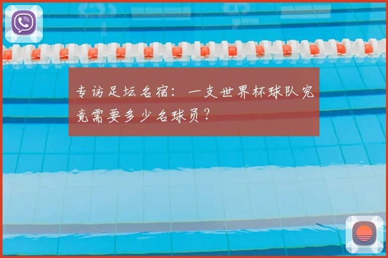 专访足坛名宿：一支世界杯球队究竟需要多少名球员？