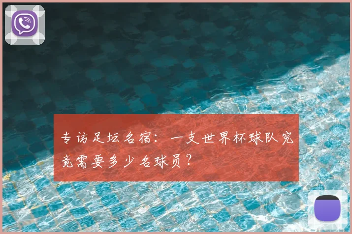 专访足坛名宿：一支世界杯球队究竟需要多少名球员？