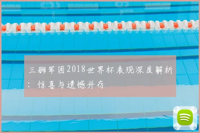 三狮军团2018世界杯表现深度解析：惊喜与遗憾并存